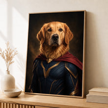 Load image into Gallery viewer, Golden Retriever Tavla – Inramat Hundporträtt
