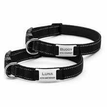Ladda upp bild till gallerivisning, Hundhalsband med gravyr
