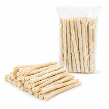 Ladda upp bild till gallerivisning, Tuggpinnar för hund – Twisted Stick White 8 mm, 100-pack