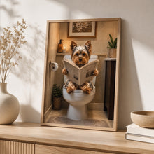 Load image into Gallery viewer, Yorkshireterrier Tavla – Inramat Hundporträtt