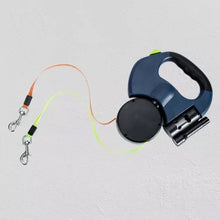 Ladda upp bild till gallerivisning, Koppel Dubbelkoppel för 2 Hundar - 360°