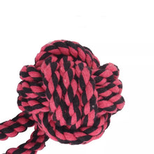 Last opp bilde til gallerivisning, Biteleke - tauball med håndtak