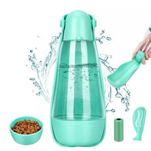 Ladda upp bild till gallerivisning, Vattenflaska för hund med behållare och påsförvaring