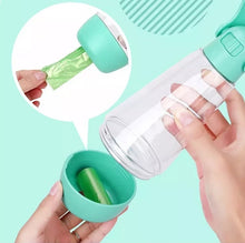 Ladda upp bild till gallerivisning, Vattenflaska för hund med behållare och påsförvaring