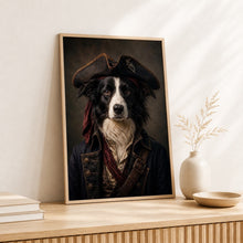 Ladda upp bild till gallerivisning, Border Collie Tavla – Inramat Hundporträtt
