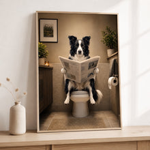 Ladda upp bild till gallerivisning, Border Collie Tavla – Inramat Hundporträtt
