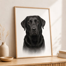 Last opp bilde til gallerivisning, Labrador Retriever Tavla – Inramat Hundporträtt
