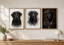 Last opp bilde til gallerivisning, Labrador Retriever Tavla – Inramat Hundporträtt
