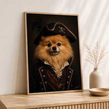 Last opp bilde til gallerivisning, Pomeranian Tavla – Inramat Hundporträtt
