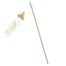 Load image into Gallery viewer, Cat toy Cat rod with bell and fabric figure
