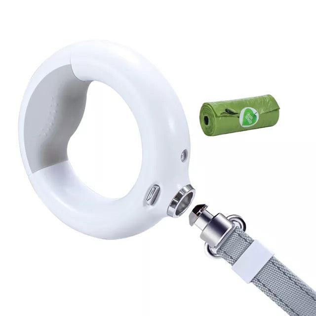 Leash with LED light and Flashlight