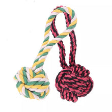 Load image into Gallery viewer, Bit Toy - Rope Ball with Handle
